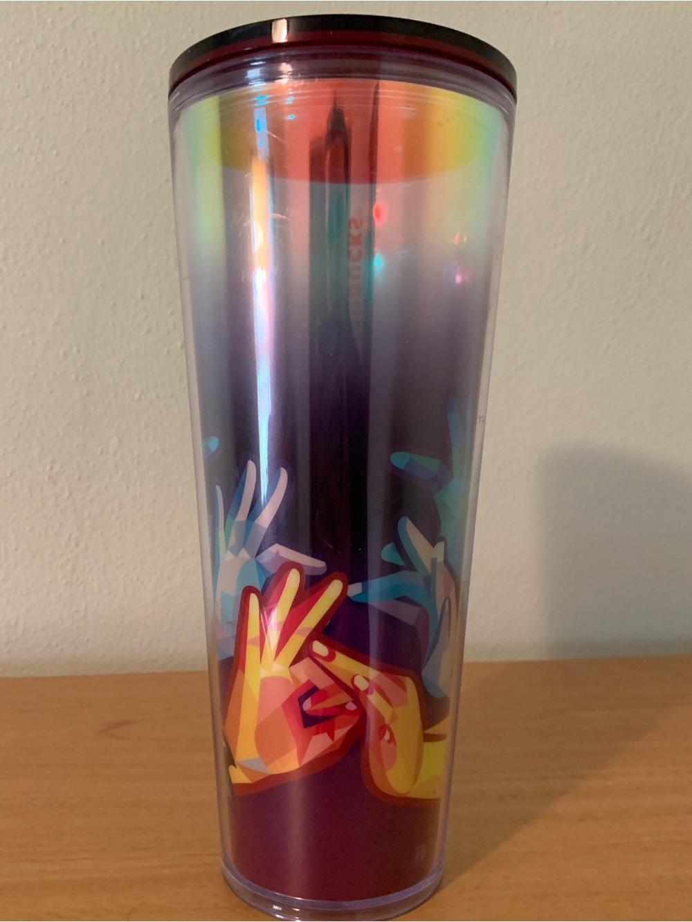 Starbucks Venti Tumbler ASL American Sign Language 24oz